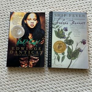 Set of two “good reads” paperback books- Kirk Krak and Ship Fever